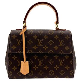 Louis Vuitton Cluny Top Handle Monogram Canvas BB Marrom