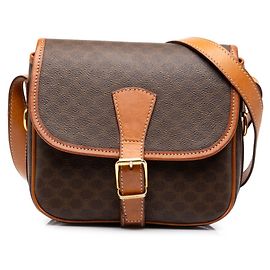 Céline Bolsa Tiracolo Celine Macadam Marrom