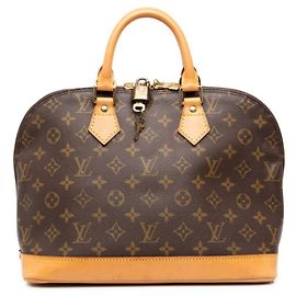 Sac à main Louis Vuitton Monogram Alma PM Marron