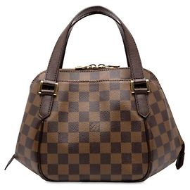Louis Vuitton Damier Belem PM Handbag Brown