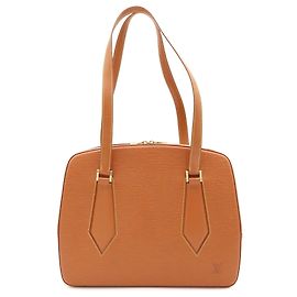 Bolso de hombro Louis Vuitton Epi Voltaire Dorado