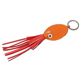 Hermès Hermes Purup Keychain Charm Red Orange