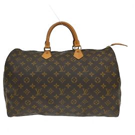 Louis Vuitton Speedy Monogram Canvas 40 Castaño
