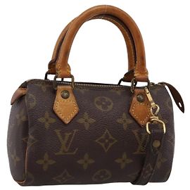 Louis Vuitton Speedy Mini HL Monogram Canvas Marrom