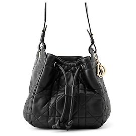 Christian Dior Women's Shoulder Bag D-Motion Small Black