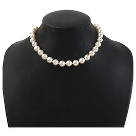 Collana Miu Miu da donna Bianco D'oro