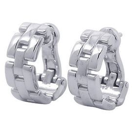 Orecchini Cartier Panthère Maillon Half Hoop D'oro