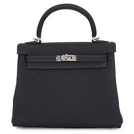 Hermès Hermes Kelly 25 Handbag Black