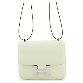 Hermès Bolso Hermes Mini Constance 3 Verde claro