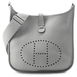 Hermès Bolsa de Ombro Hermes Evelyne 3 GM Marrom