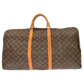 Louis Vuitton Keepall Monogram Canvas 60 Marrone
