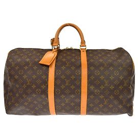 Louis Vuitton Keepall Monogram Canvas 55 Marrom