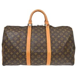 Louis Vuitton Keepall Monogram Canvas 50 Marrone