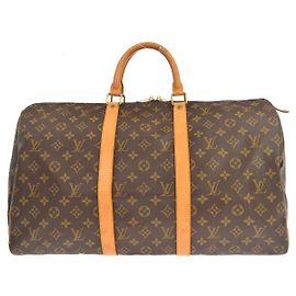 Louis Vuitton Keepall Monogram Canvas 50 Braun