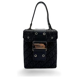 Christian Dior Trotter Canvas Small Schwarz