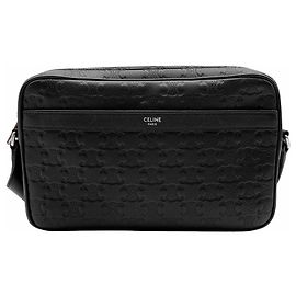 Céline CELINE Triomphe Medium Schultertasche Schwarz