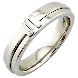 Autre Marque Anello T Narrow Tiffany & Co. in oro bianco 18K D'oro