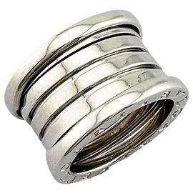 Bulgari Bvlgari B.zero1 5-Band Ring in 18K White Gold Golden