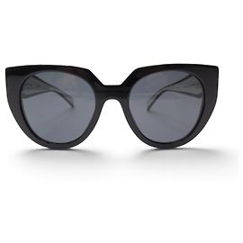 NOVOS ÓCULOS DE SOL PRADA SPR14W BICOLOR PRETO E BRANCO Outro