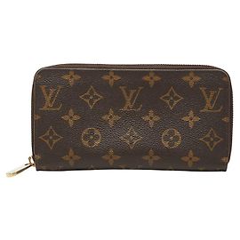 Louis Vuitton Zippy Long Wallet M41894 Castaño