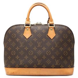 Borsa a mano Louis Vuitton Alma M51130 Marrone
