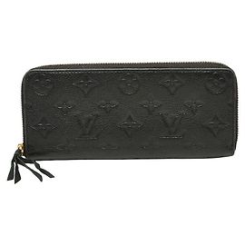 Portafoglio Zippy Louis Vuitton Monogram Empreinte Nero
