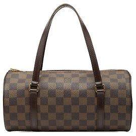 Sac à main Louis Vuitton Papillon 26 Damier Marron