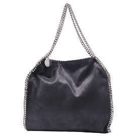 Stella Mc Cartney Saco Tote Stella McCartney Falabella em couro preto Preto
