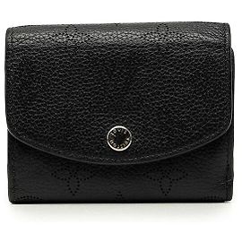 Louis Vuitton Portefeuille Iris XS Trifold Wallet Schwarz