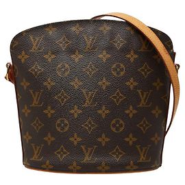 Bolso bandolera Louis Vuitton Monogram Drouot Castaño