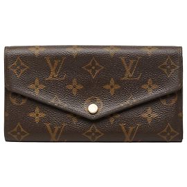 Louis Vuitton Portefeuille Sarah Long Wallet Brown