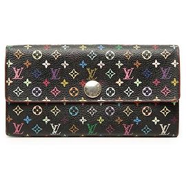 Louis Vuitton Portefeuille Sarah Long Wallet Preto