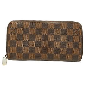 Louis Vuitton Zippy Long Wallet Damier Braun