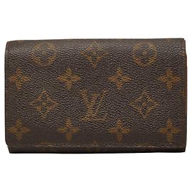 Louis Vuitton Monogram Folding Wallet M61730 Marron