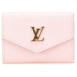 Louis Vuitton Portefeuille Lock Mini Trifold Wallet Rose