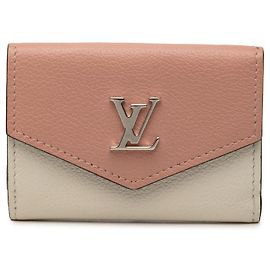 Louis Vuitton Portefeuille Lock Mini Trifold Wallet Rosa