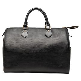 Sac à main Louis Vuitton Speedy 35 Epi Noir