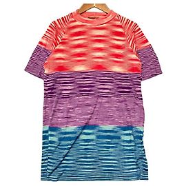 Missoni Rayon Knit Top Pink Blue Purple