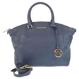 Borsa in pelle 2way Michael Kors Blu Blu navy