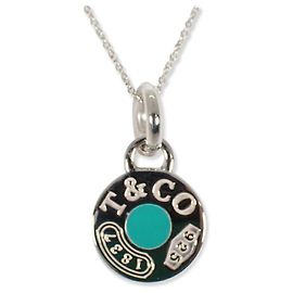 Autre Marque Collar con colgante Tiffany & Co. 925 1837 Blue Otro