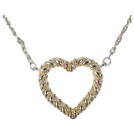 Autre Marque Colar com Pendente Tiffany & Co. 925 Twist Robe Heart Outro