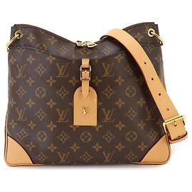 Bolsa de Ombro Louis Vuitton Odeon NM MM Monogram Marrom Monograma