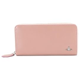 Vivienne Westwood Pink Leather Long Wallet Pink