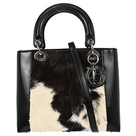 Christian Dior Lady Dior Soft Zip Cannage Stitch Leather Small Nero