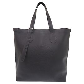 Alfred Dunhill Bolso Tote Dunhill Chiltern de cuero Navy Azul marino