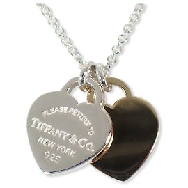 Autre Marque Colar com pingente Tiffany & Co. 925 750 Return to Double Heart Outro