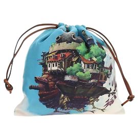 Loewe Paula Drawstring Printed Canvas Small Azul