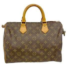 Borsa Louis Vuitton Monogram Speedy 30 Marrone