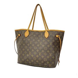 Saco Tote Louis Vuitton Monogram Neverfull MM Marrom