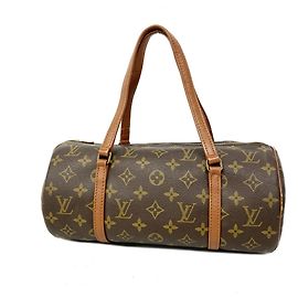 Louis Vuitton Monogram Papillon 30 Handbag Brown